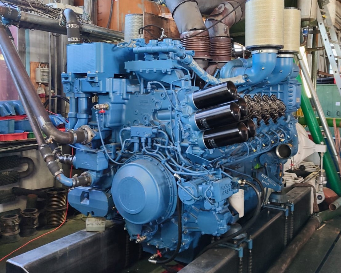 Starting Engine for Banias Power Plant